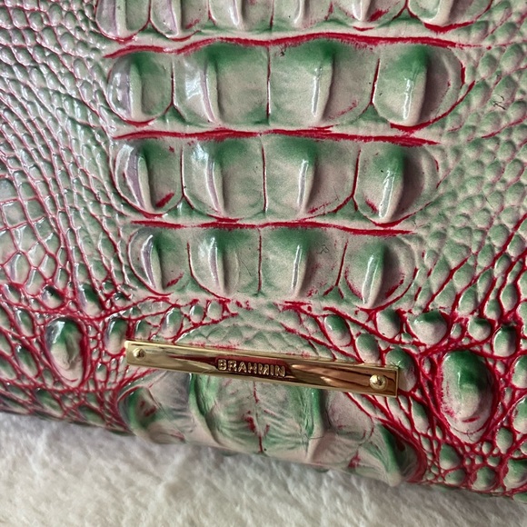 Brahmin Priscilla Julep💚🩷💜 RARE HTF - Picture 10 of 13